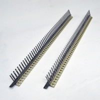 Mounting angle with open jumper comb, 48 IDC strips 