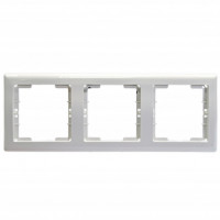 Frame 3-fold, white.