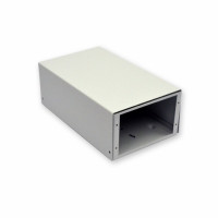 ВО коробка для ВО соединений (4 х 16 SC/FC) без лицевой панели, пустая, серая. 