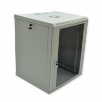 Шкаф 15U, 600х600х773 мм (Ш*Г*В), эконом, акриловое стекло, серый