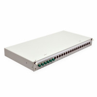 Патч-панель IPOC на 24 порта, 1U, 19", 6 адаптерів FC (SM) в комплекті