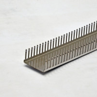Comb for skirtings 1000RT, length 2 m, height 48 mm, stainless steel. 