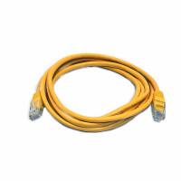Patch cord UTP, 0.5 m, Cat. 5e, yellow