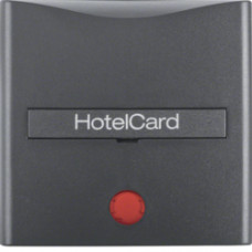Накладка для карточного вимикача для готелів, антрацит B.х