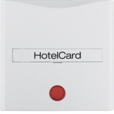 Накладка для карточного вимикача для готелів, пол.білизна матова S.1/B.х