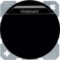 Релейний вимикач з панеллю для готельних карток R.1/R.3 чорний 10А/230В