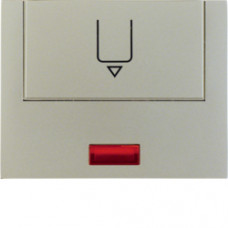 Накладка для карточного вимикача для готелів з лінзою, сталевий лак, K.5