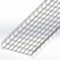  Wire cable tray 400х50mm, Ø5, L-2.5m  