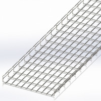  Wire cable tray 500х50mm, Ø5, L-2.5m   