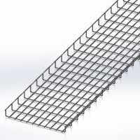 Wire cable tray 500х50mm, Ø5, L-2.5m   