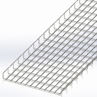 Wire cable tray 600х50mm, Ø5, L-2.5m  