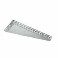 Corner wall bracket for the tray 300 mm, lightweight, galvanized.
