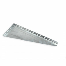 Corner wall bracket for the tray 400 mm, lightweight, galvanized.