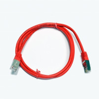 Patch cord FTP, 1 m, Cat. 5e, red