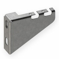 Wall bracket for 50 mm mesh tray, quick installation, 1.0 mm, zinc-plated.