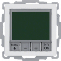 Термостат цифровий з таймером, з дисплеєм, 8А/250В, пол.білизна, Q.х