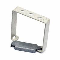 Clamp with hinged frame 80x80 gray. 