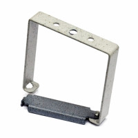 Clamp with hinged frame 100x100 gray.  