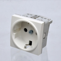 Socket 2M Systo white, 16A/250V