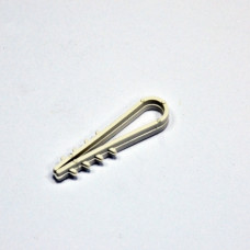 Крепление "ёлочка" для круглого кабеля D8, сверло D8, белый (100 шт.), INSTAIL.