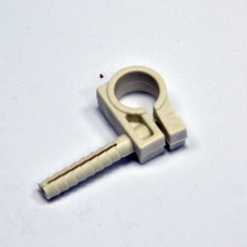 Clip for fixing pipes D15-d16, with nut D8 / 36 and the impact screw, gray, INSTAIL. (pac.50pc)