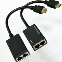Удлинитель HDMI - витая пара 2xRJ45