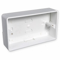 Outdoor outlet box under 2G 32mm, rounded, 146х86