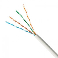 Copper cable, category 5e UTP, LSZH, 4-pair, conductors are 24 AWG
