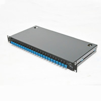 ВО патч-панель LAN1 з 24xLC Duplex адапт., 48 пігтейл., сплайс-касетами, SM, OS2, 1U