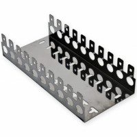 Back mount frame for 10 pairs LSA module 10 way