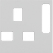 Панель до розетки UK-стандарту з вимикачем S.1/B.х біла
