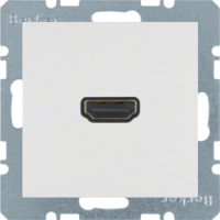 HDMI-розетка, підключення сзаду під кутом 90град., пол.білизна S.1
