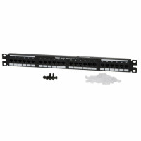 24-port, Category 5e, punchdown patch panel, 1 RU.