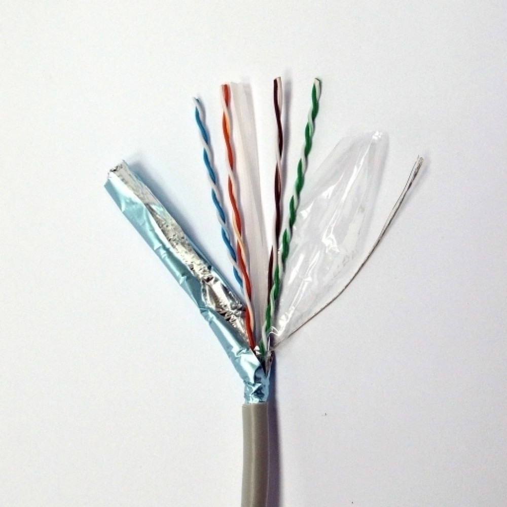 LAN Cable, 500, Flexible, Indoor use, F/UTP, cat 6, PVC, Gray, Product Code CBLC-6FTP0GYPVC - product image  1