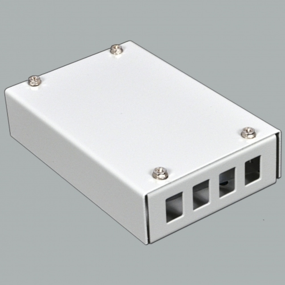 Fiber optic boxes, SC Simplex / LC Duplex, 4, 8, indoor, Product Code UA-FOBS4SCS-G - product image  1