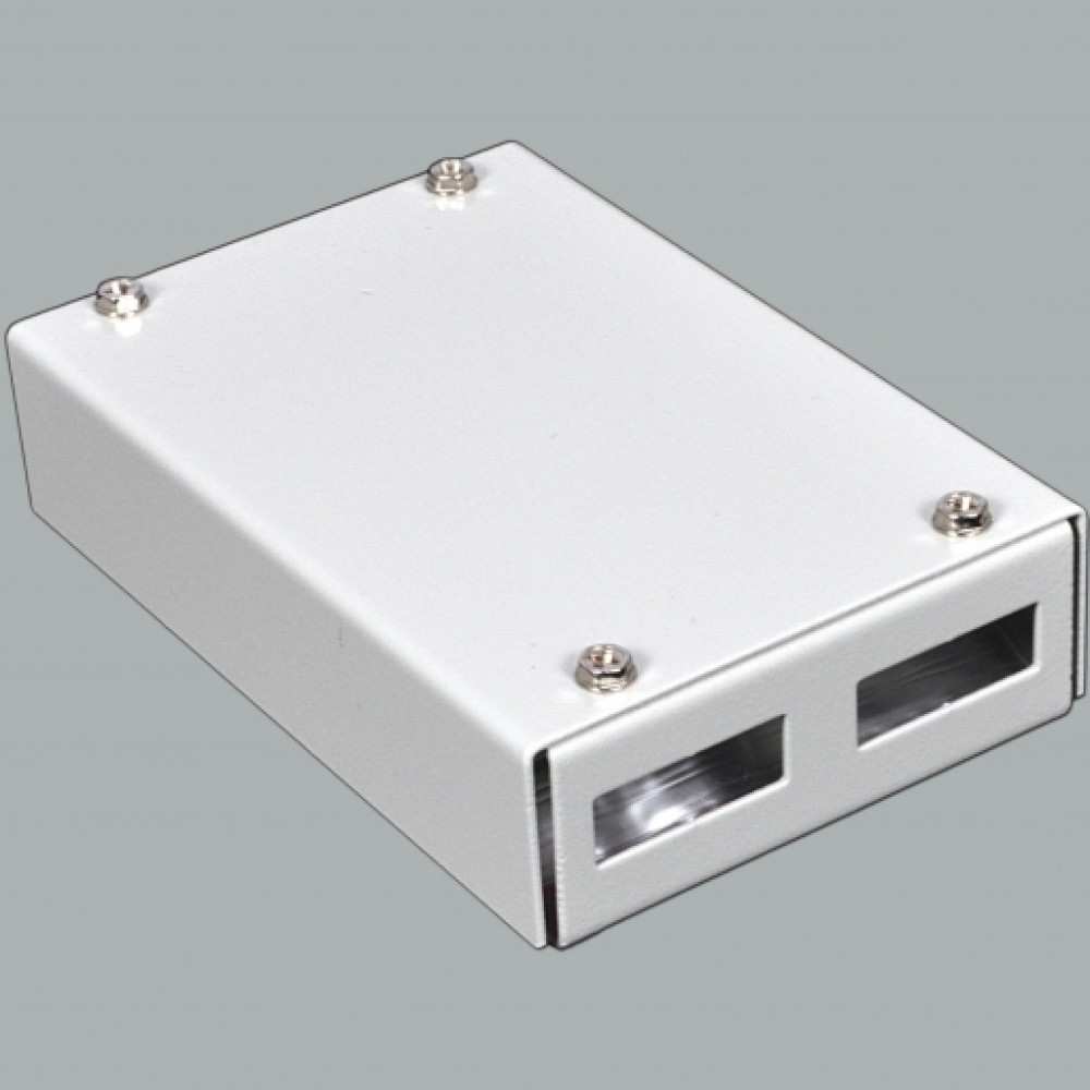 Fiber optic boxes, SC Duplex / LC Quad, 2, 8, indoor, Product Code UA-FOBS2SCD-G - product image  1