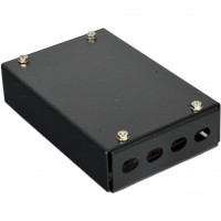 Міні-бокс для ВО адаптерів, (120х80х28мм) 4 FC/ST, чорний CMS