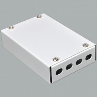 Міні-бокс для ВО адаптерів, (120х80х28мм) 4 FC/ST,  сірий CMS