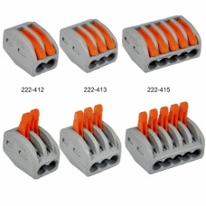 The connector assembly versatile 0.08-4mm2,32A,2;3;5 wires.