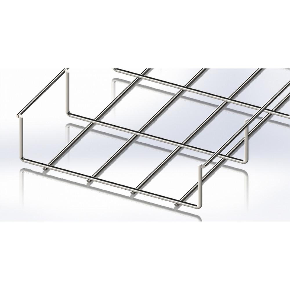 Wire cable tray WBB, 200x50, wire diameter 4 mm, Product Code CMS-WBB4-20050Z - product image 2