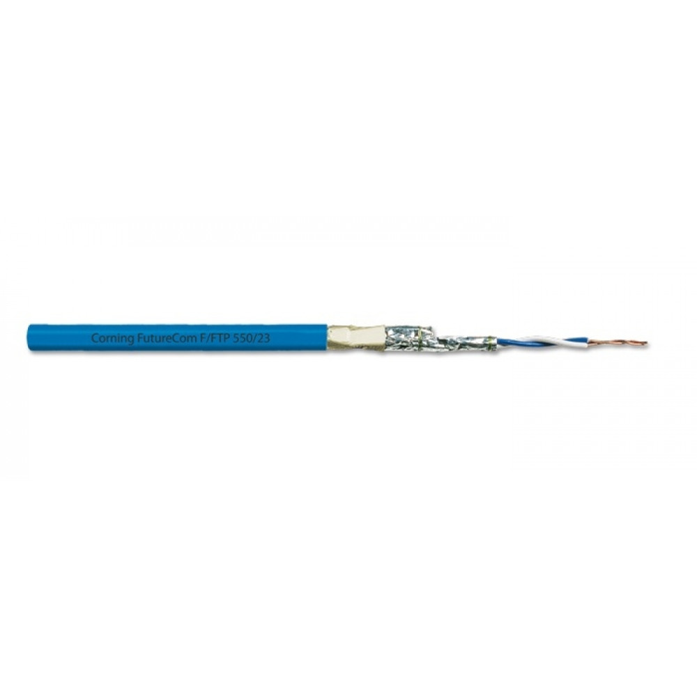 Products archive, 1000, Indoor use, F/FTP, cat 6A, FRNC/LSZH, Blue, Product Code CCXEDA-D0047-C001-L7 - product image 2