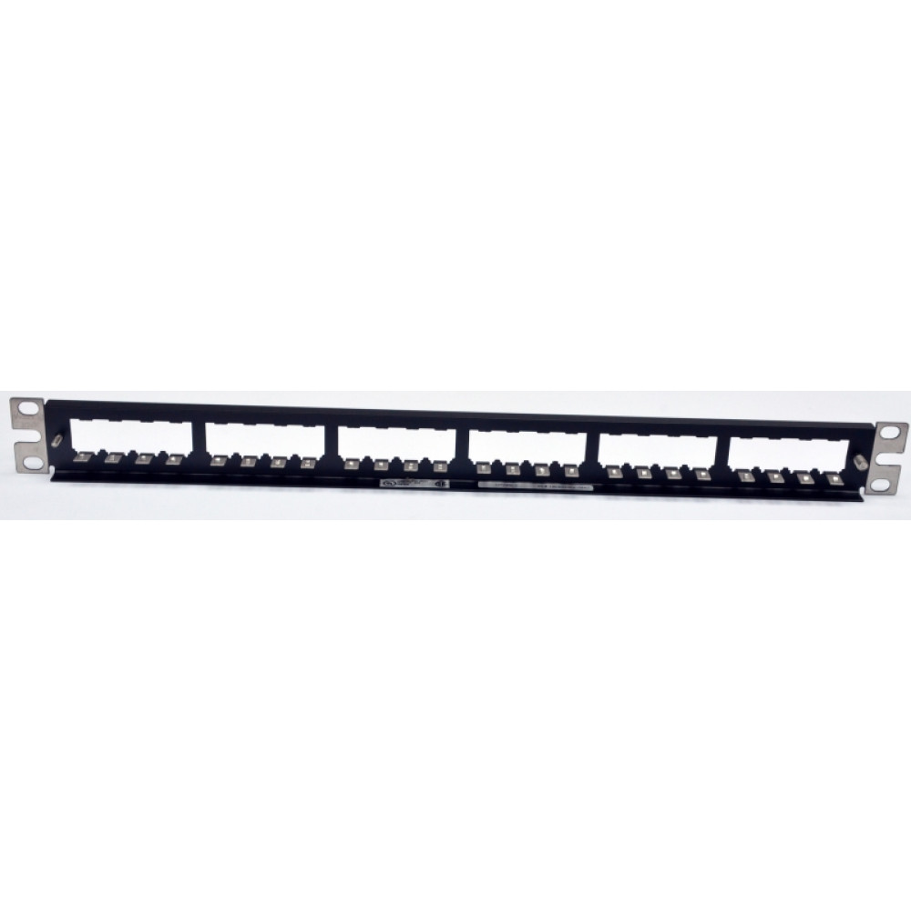 Patch Panels, 19’’, Modular panel MinI-com, Modular patch panel, Product Code CP24BLY - product image 4