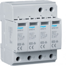 Разрядник (ПЗИП) T2 4P сменный 40kA TT/TNS с индикацией