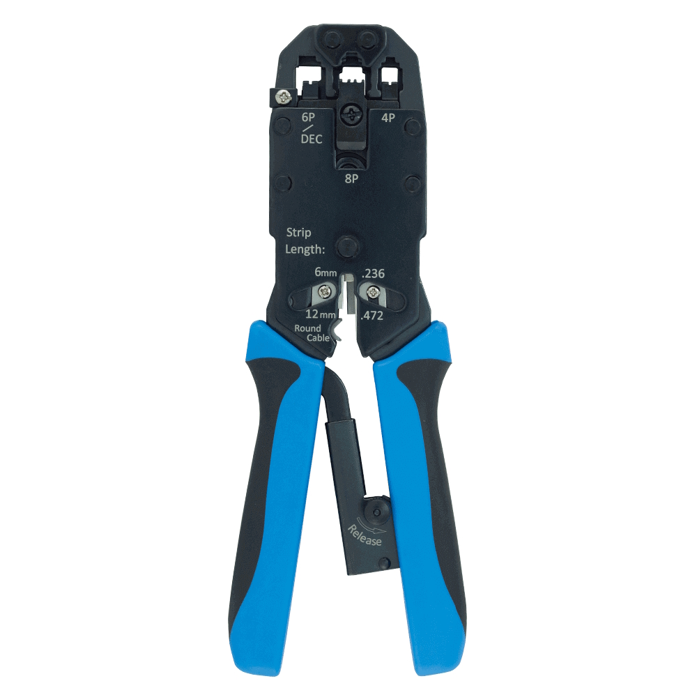 Инструмент для обжимания коннекторов 8C8P, 6PxC, 4PxC, профессиональный ...