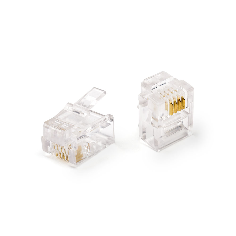 Telephone connector RJ12, 6p4c. buy in Kiev, Kharkov, Odessa, Dnipro prices, photos, reviews